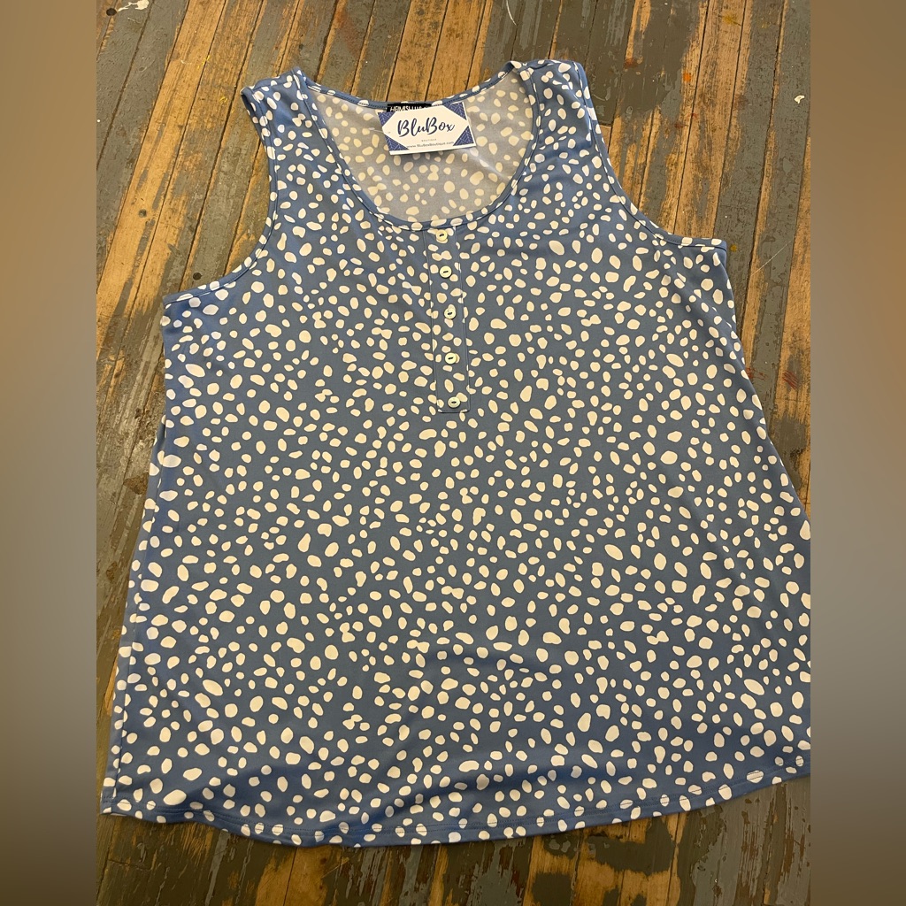 Dot Tank Plus Size